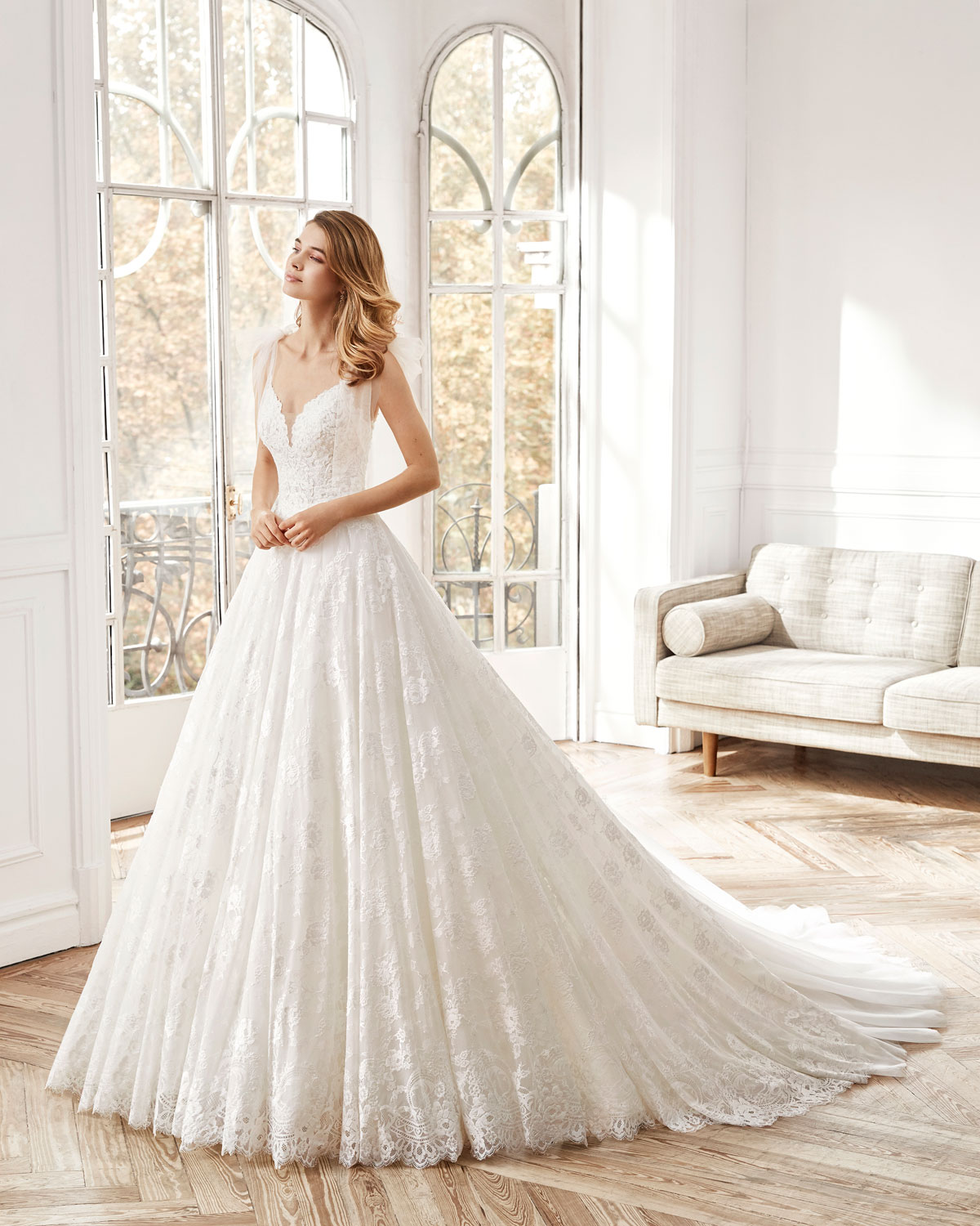  Produto: Nisha, Categoria: Vestidos de Noiva, Ano: 2020, Marca Aire