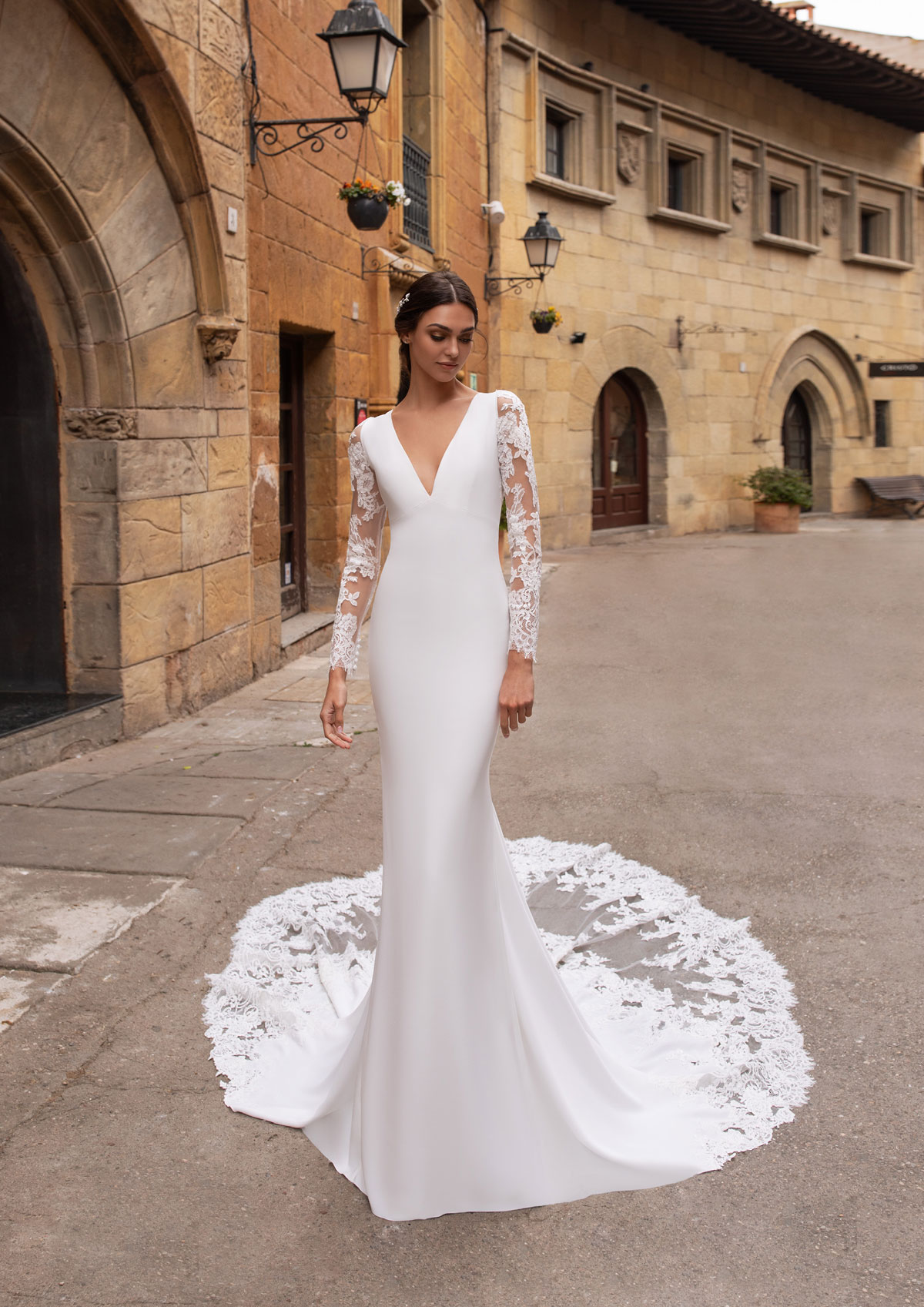  Produto: Aubrite, Categoria: Vestidos de Noiva, Ano: 2020, Marca Pronovias