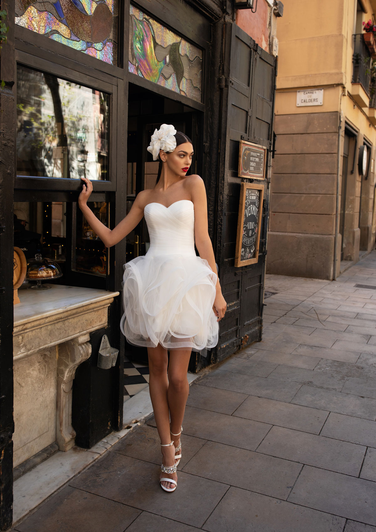  Produto: LWD 07, Categoria: Vestidos de Noiva, Ano: 2020, Marca Pronovias