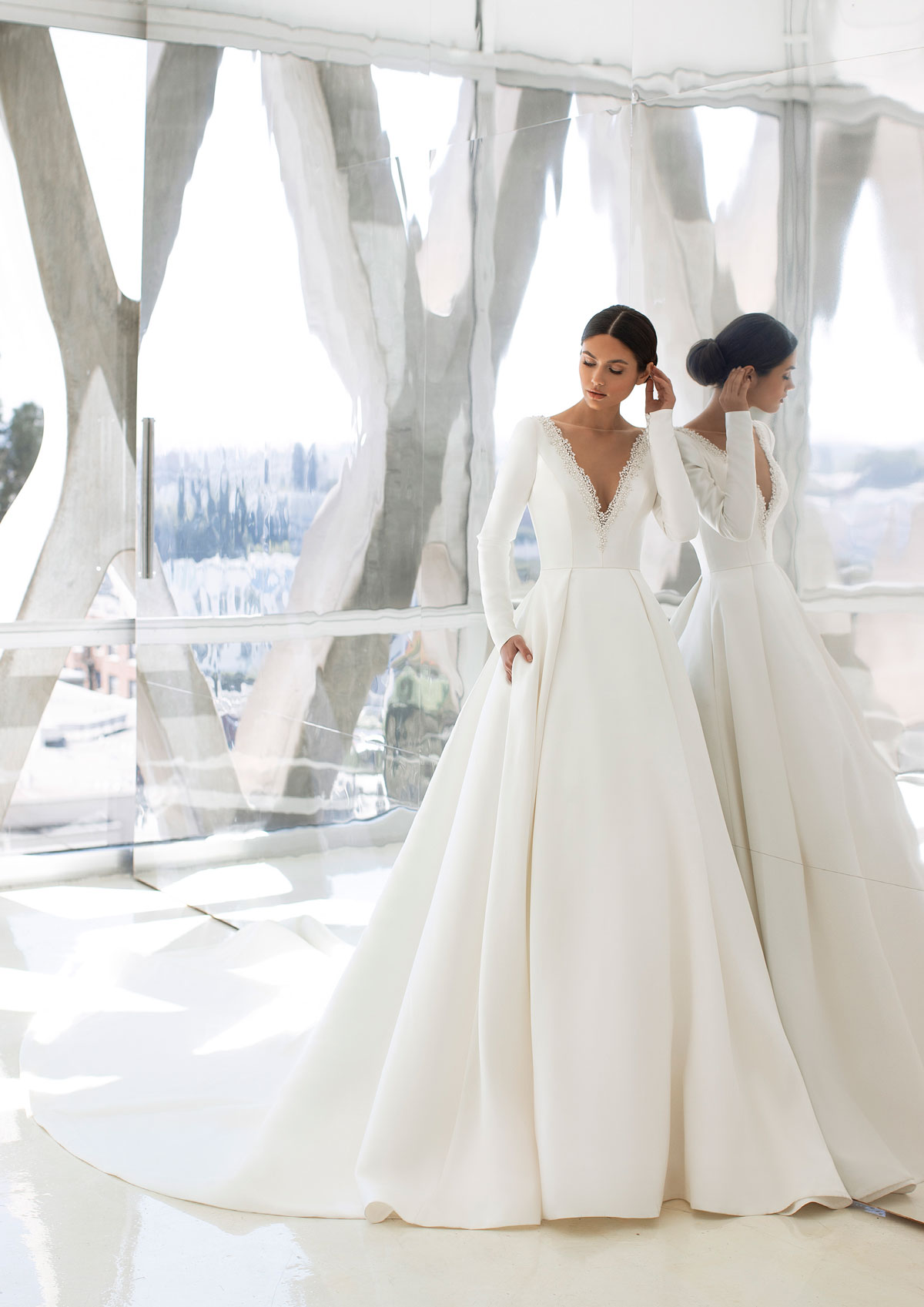  Produto: Hepburn, Categoria: Vestidos de Noiva, Ano: 2021, Marca Pronovias