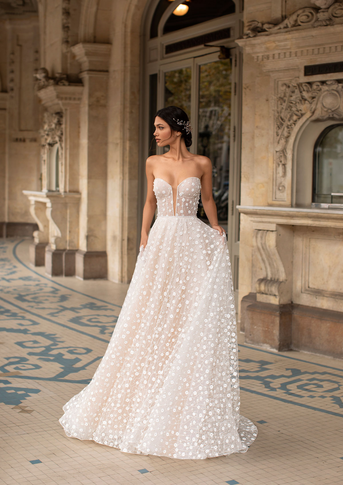  Produto: Hopkins, Categoria: Vestidos de Noiva, Ano: 2021, Marca Pronovias