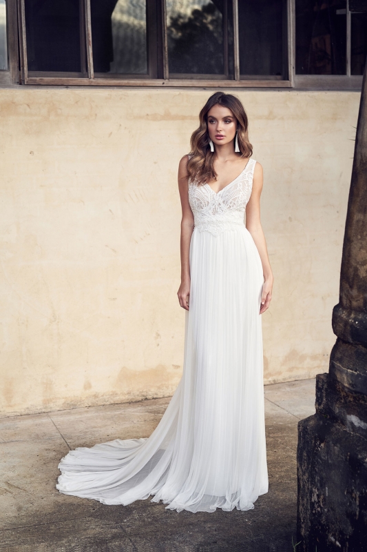  Produto: Jamie Silk Tulle, Categoria: Vestidos de Noiva, Ano: 2019, Marca Anna Campbell