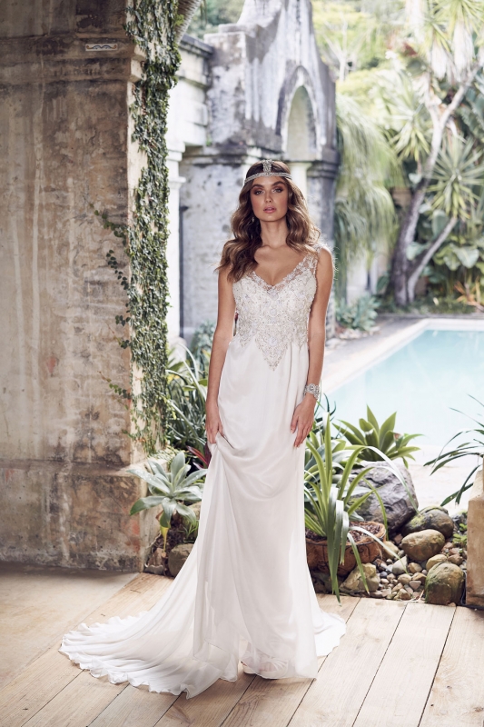  Produto: Paige Chiffon, Categoria: Vestidos de Noiva, Ano: 2019, Marca Anna Campbell