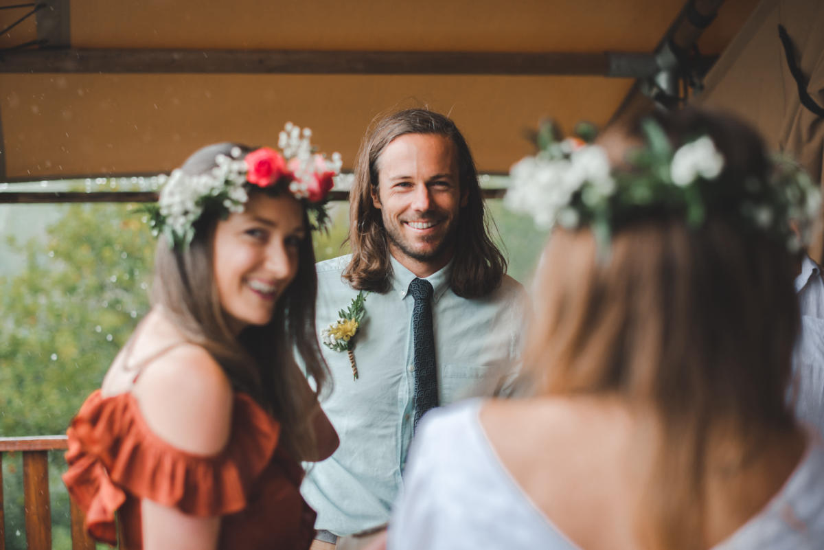 Imagem do casamento de Devon e Robert